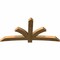 Ekena Millwork Davenport Rough Sawn Timber Gable Bracket, Western Red Cedar, 84"W x 42"H x 4"D x 6"F, 12/12 Pitch GBW084X42X0406DAV00RWR - alternate 2